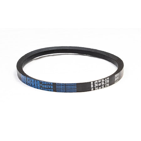 D&D B24/5L270 Classical V-Belt, 27 in Outside Length, 21/32 in Top Width, 1 Ribs B24